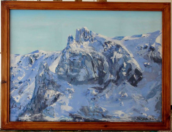 Peinture intitulée "07-talettat" par Tabeche, Œuvre d'art originale,