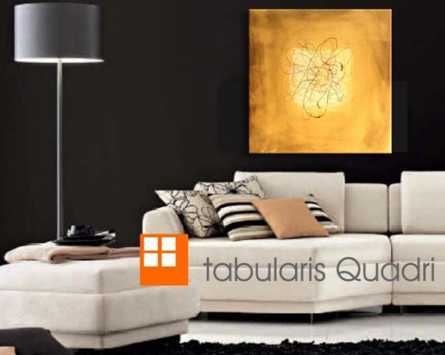 Pittura intitolato "Gold isi moving in" da Tabularis, Opera d'arte originale,