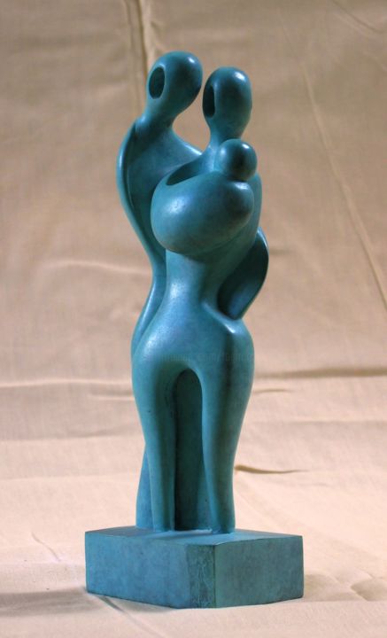 Sculpture titled "ECCE  HOMO" by Georges Tag, Original Artwork, Metals