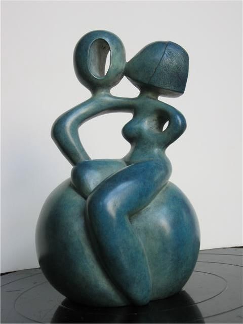 Sculpture intitulée "Oublis." par Georges Tag, Œuvre d'art originale, Bronze
