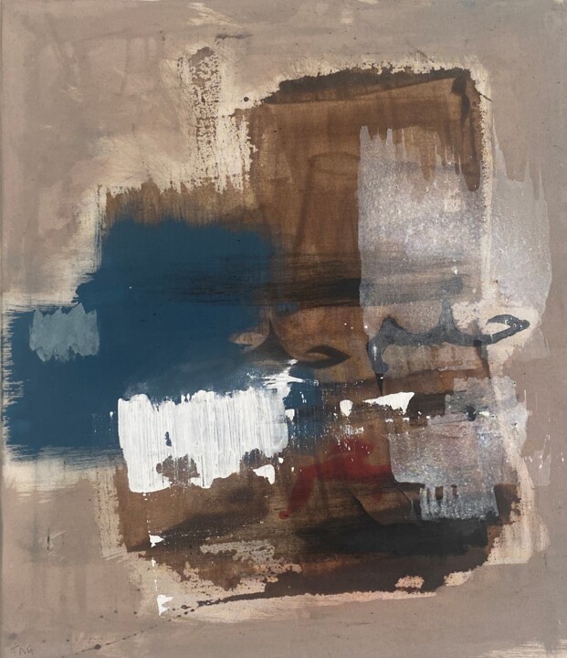 Peinture intitulée "L'autre rive" par Tag, Œuvre d'art originale, Acrylique Monté sur Châssis en bois
