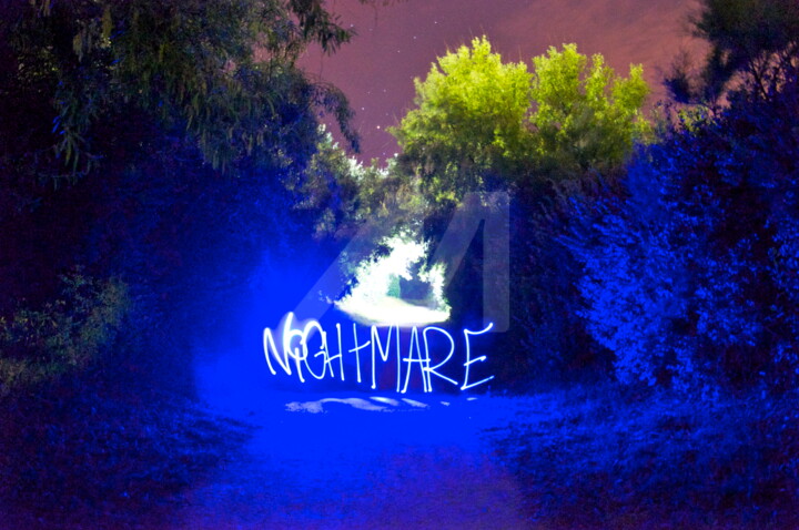 Fotografia intitulada "NIGHTMARE" por Baf C, Obras de arte originais