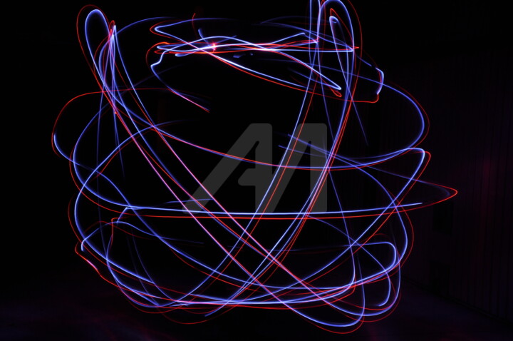 Photographie intitulée "Abstract Energyyyyy…" par Baf C, Œuvre d'art originale,