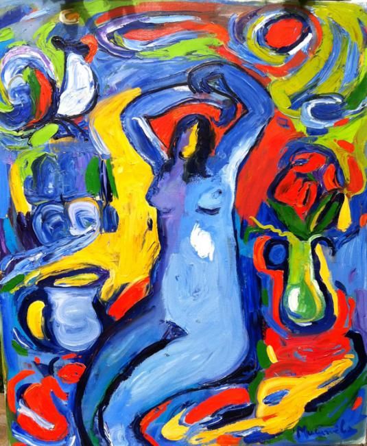 Картина под названием ""Morning"" - Наталия Мишнёва, Подлинное произведение искусства, Масло