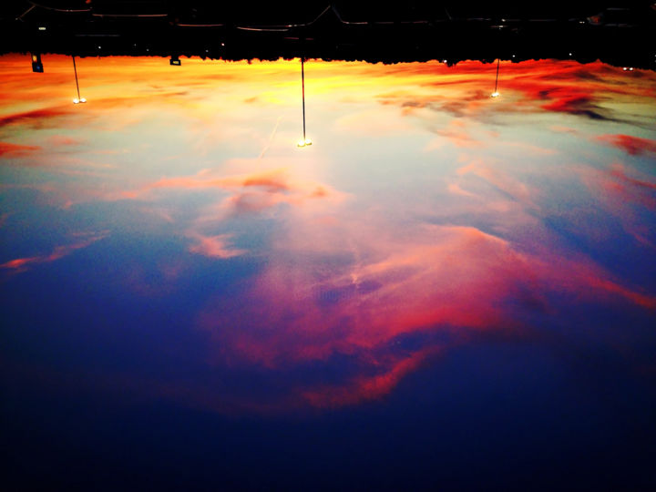 Fotografie mit dem Titel "Water or Sky" von Tahyr Alladurdyyev, Original-Kunstwerk