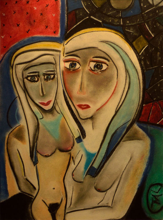 Painting titled "emotion.jpg" by Tal Pastelliste, Original Artwork