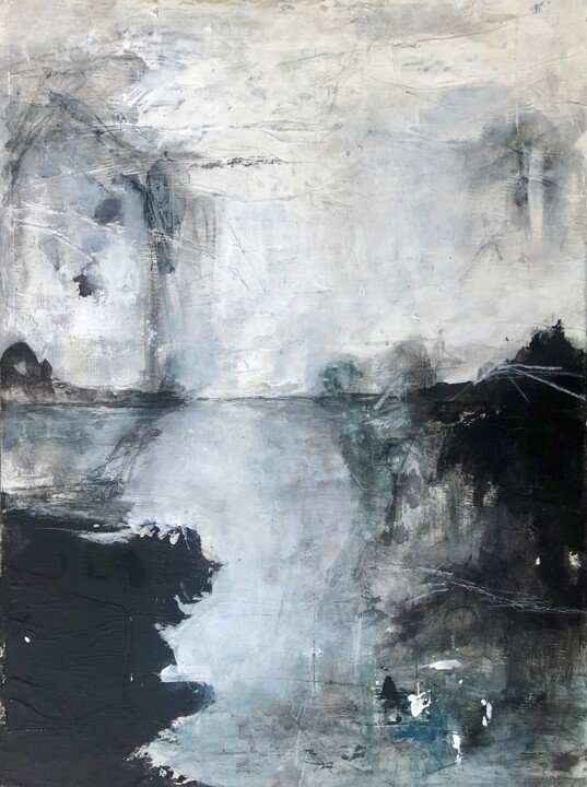 Peinture intitulée "' stillness '" par Talita Maris, Œuvre d'art originale, Acrylique