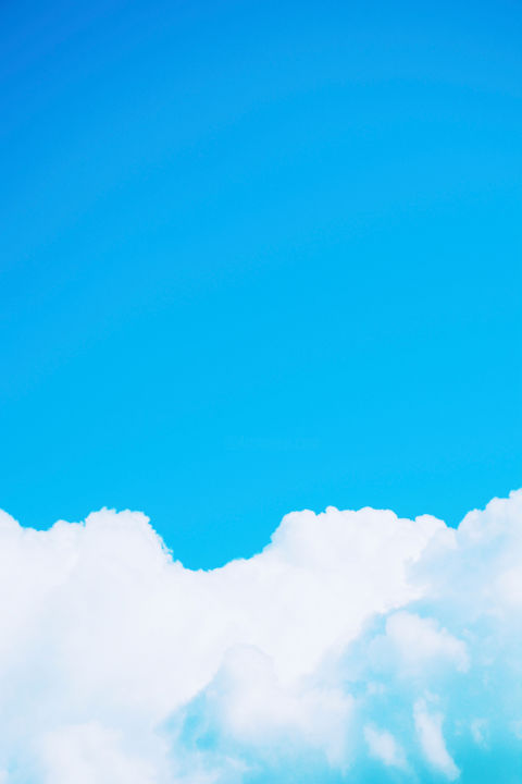 摄影 标题为“Blue Clouds I” 由Tal Paz-Fridman, 原创艺术品, 数码摄影