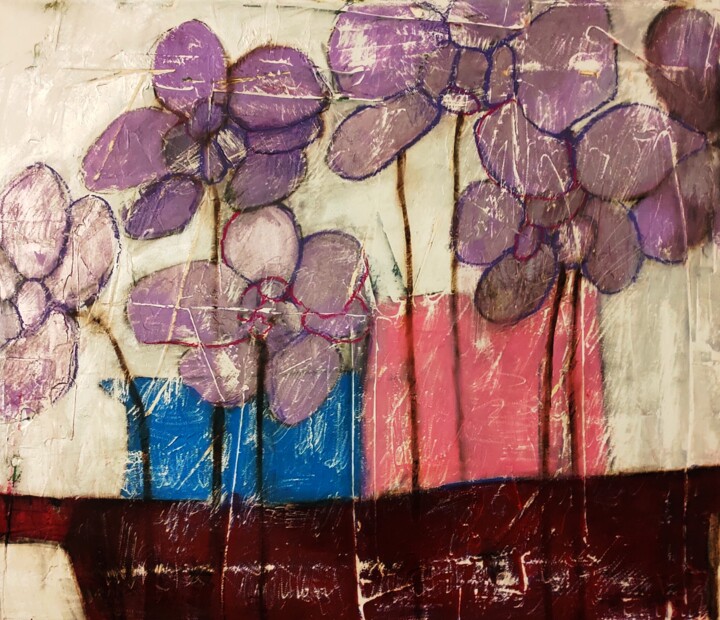 Картина под названием "Желание" - Тамара Журбина, Подлинное произведение искусства, Масло