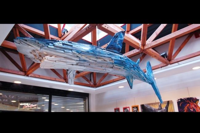 Sculpture intitulée "le requin" par Tanguy De Sagazan, Œuvre d'art originale