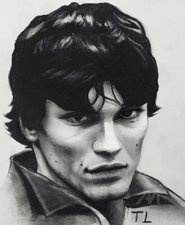 Drawing titled "Richard Ramirez The…" by Tania Larionova, Original Artwork, Pencil