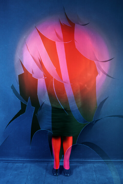 Fotografia intitolato "Paper sunset" da Tania Serket, Opera d'arte originale, Fotografia digitale