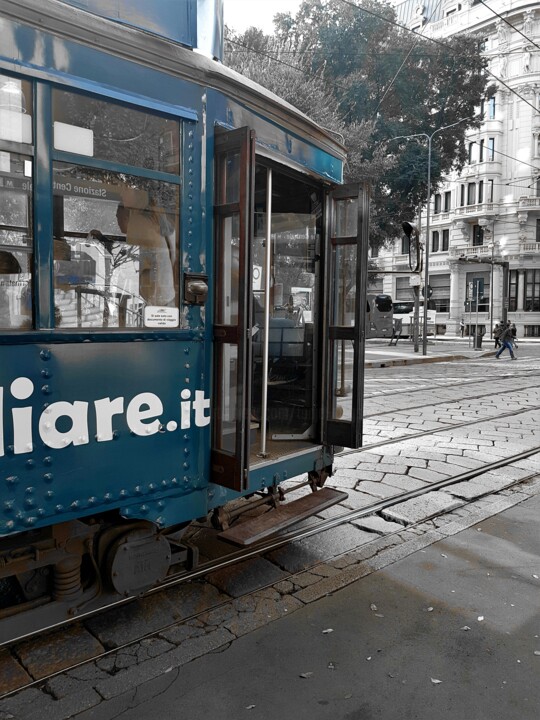Fotografie mit dem Titel "tram II" von Tanja Niegsch, Original-Kunstwerk, Digitale Fotografie