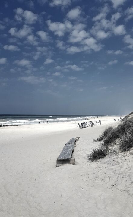 Fotografie mit dem Titel "white sand II" von Tanja Niegsch, Original-Kunstwerk, Digitale Fotografie