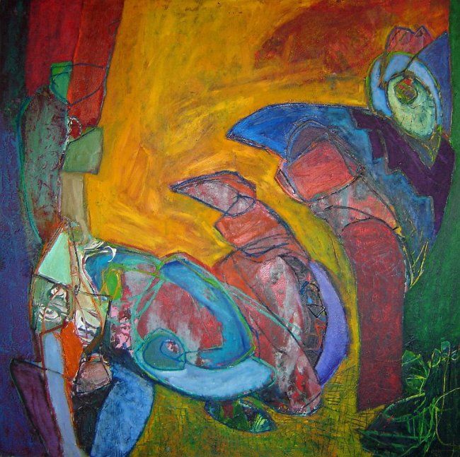 Painting titled "Awaking Of A Crab" by Tanja Djokic, Original Artwork