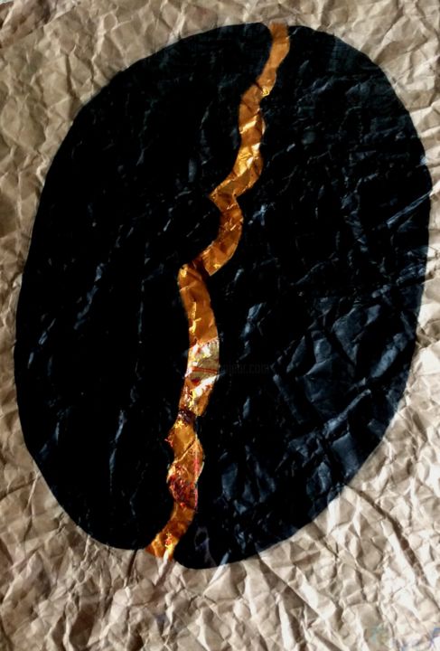 Картина под названием "Black Coffee" - Tanya Firn, Подлинное произведение искусства, Акрил