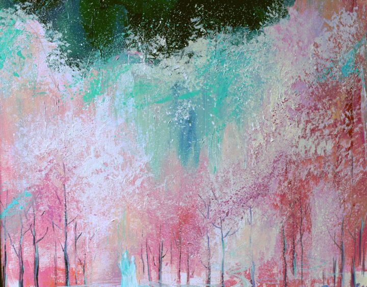 Malerei mit dem Titel "Springtime of Life" von Tanya Firn, Original-Kunstwerk, Öl