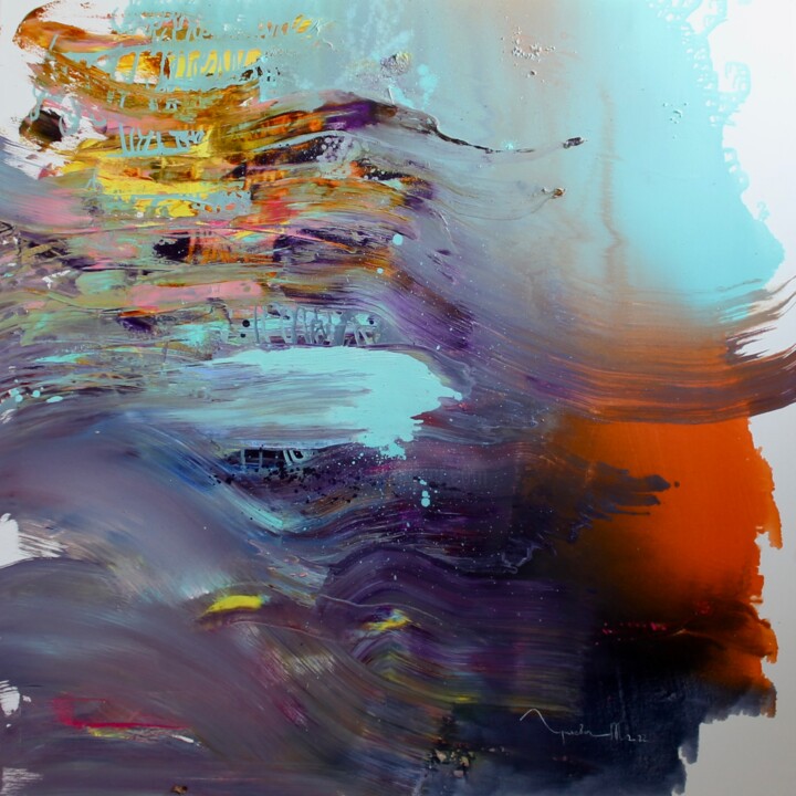 Картина под названием "Wet Smell of Tailwi…" - Tanya Grinevich, Подлинное произведение искусства, Масло