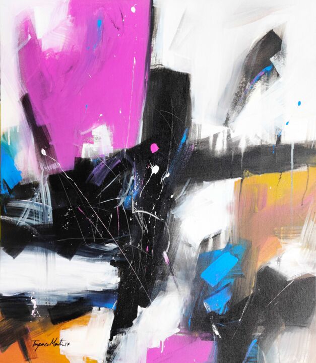 Malarstwo zatytułowany „Abstract 11” autorstwa Tapas Maiti, Oryginalna praca, Akryl
