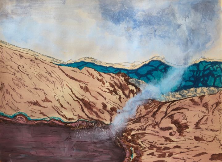 Painting titled "04" by Tara Shoeyb, Original Art, Pencil