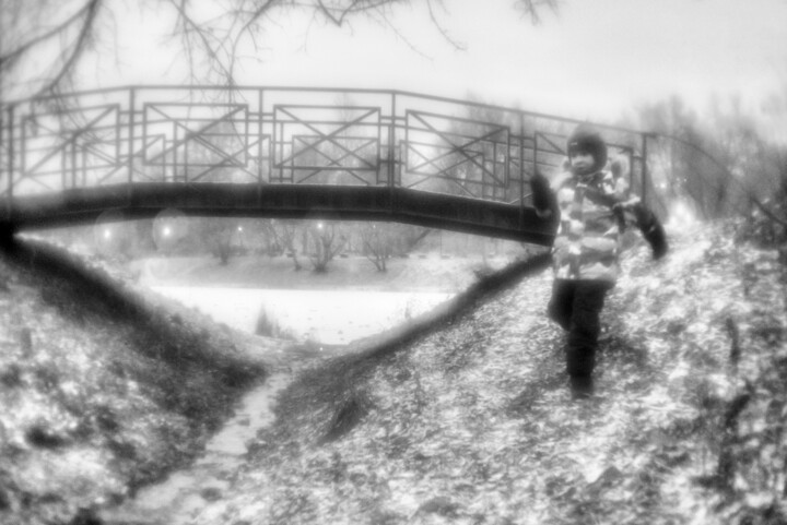 Photography titled "Winter understateme…" by Alexander Tarasenkov, Original Artwork, Digital Photography
