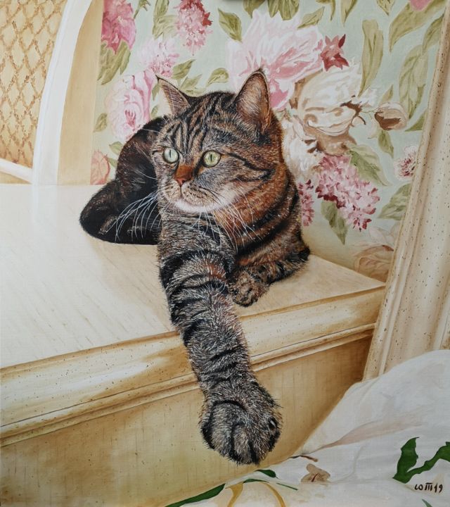 Painting titled "Relax" by Yuriy Tarasov, Original Artwork, Oil
