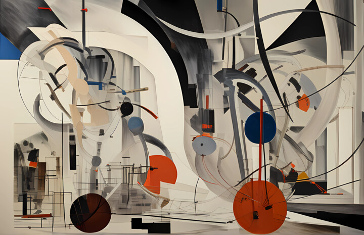 Arts numériques intitulée "G. Abstract art" par Tarkanm, Œuvre d'art originale, Image générée par l'IA