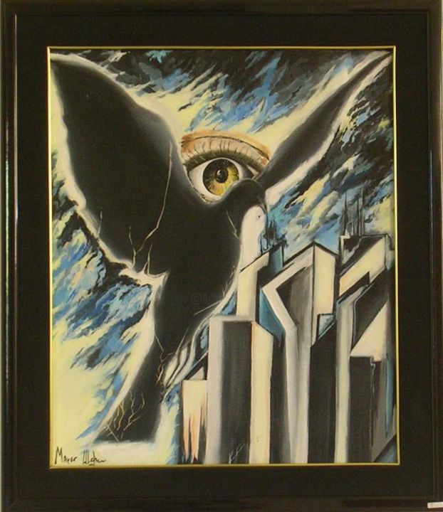 Peinture intitulée "il volo" par Sean Tarsem, Œuvre d'art originale