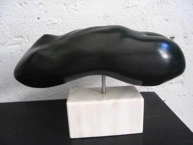 Sculpture titled "NUDE" by Catalin Tarziu, Original Artwork, Stone