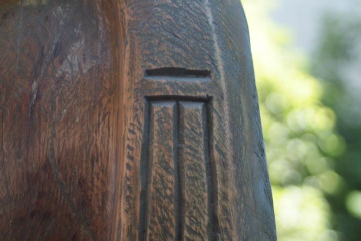 Sculpture titled "Night Queen - detai…" by Catalin Tarziu, Original Art, Wood
