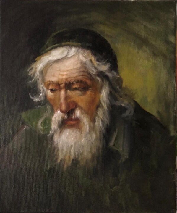 Painting titled "по мотивам старых м…" by Tatiana Rykova (Rosa), Original Artwork, Oil