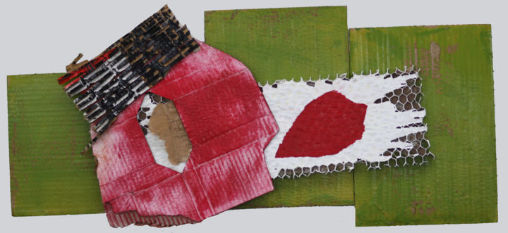 Collages titled "Schrei" by Tata Ullmann, Original Artwork