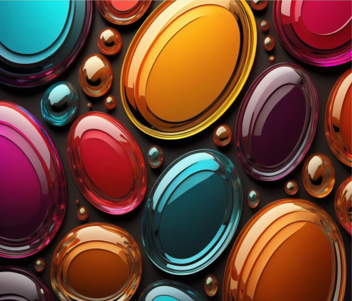 Digital Arts titled "Candy Artwork" by Tatiana Malinovscaia, Original Artwork, AI generated image