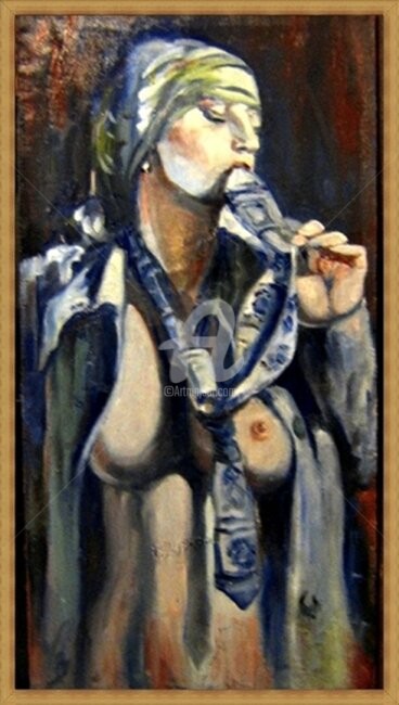 Картина под названием "Страсти по Советам" - Tatiana Zakharova, Подлинное произведение искусства, Масло