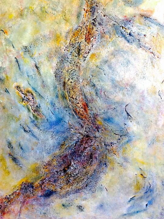 Painting titled "BREATH OF COLORS 1" by Tatjana Samaržija, Original Artwork, Acrylic