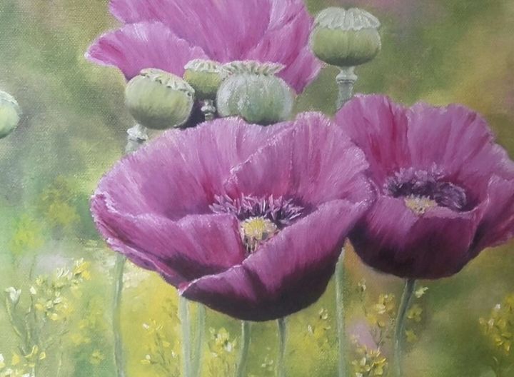 Painting titled "60945048-1084920681…" by Tatjana Malinina, Original Art, Oil