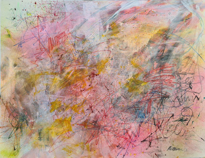 "Abstraction 04" başlıklı Tablo Татьяна Ермольчик tarafından, Orijinal sanat, Akrilik Ahşap Sedye çerçevesi üzerine monte ed…