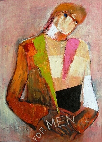 Peinture intitulée "Для мужчины" par Tatyana Ermolchik, Œuvre d'art originale, Huile