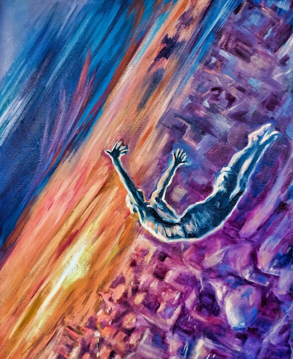 Картина под названием "Towards the Sun" - Tatyana Pertsel, Подлинное произведение искусства, Масло Установлен на Деревянная…