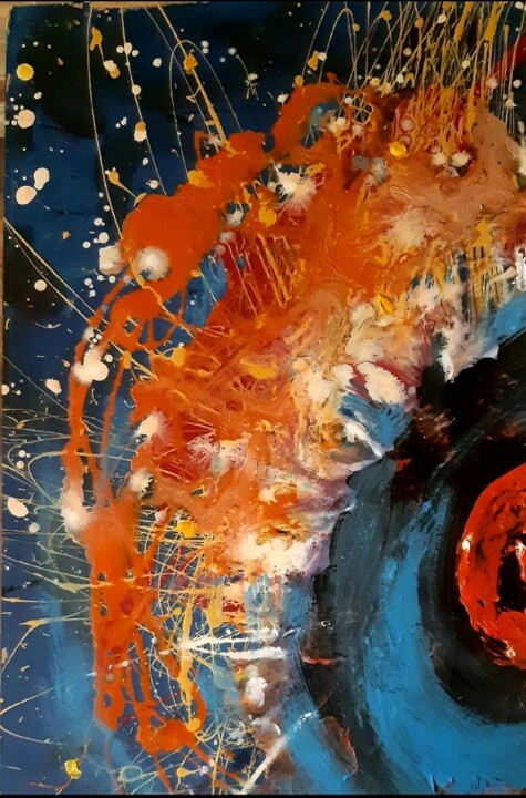 Картина под названием "Солнечные протубера…" - Tatyana Zakharova, Подлинное произведение искусства, Масло