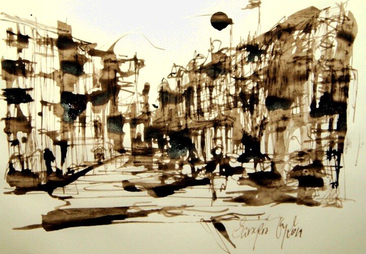 Pintura titulada "Sarajevo IV" por Tay Aguilar, Obra de arte original