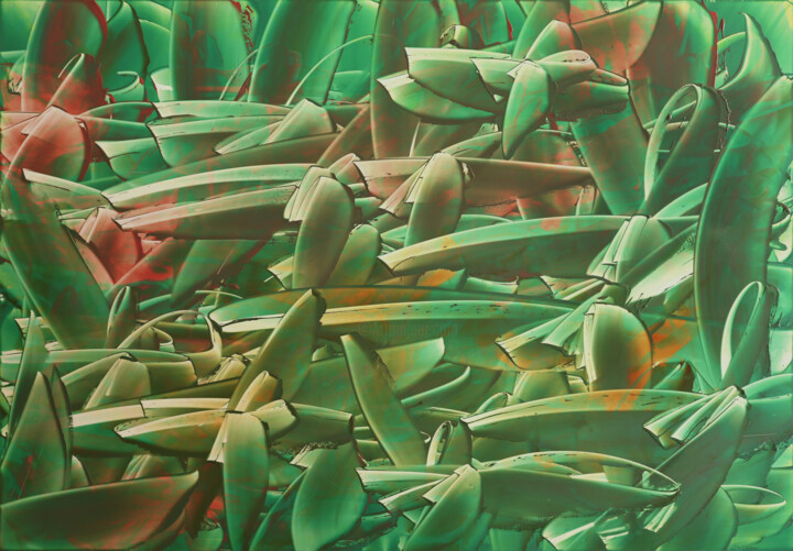 Картина под названием "Flowers 15" - Vadym Vasylenko, Подлинное произведение искусства, Масло