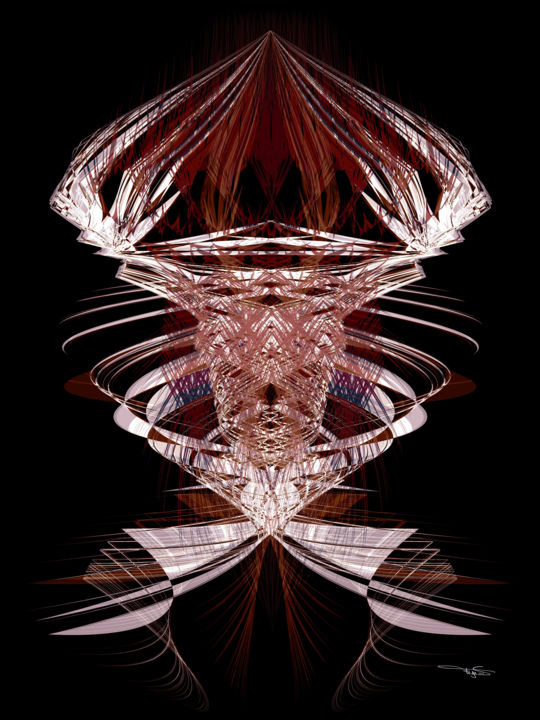 Digital Arts titled "SPIRAL" by Tegas, Original Artwork
