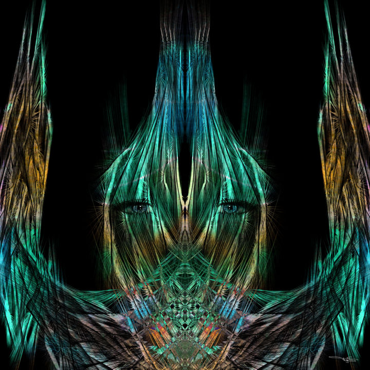 Digital Arts titled "POWER" by Tegas, Original Artwork