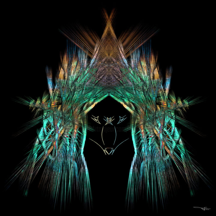 Digital Arts titled "CHIEF" by Tegas, Original Artwork