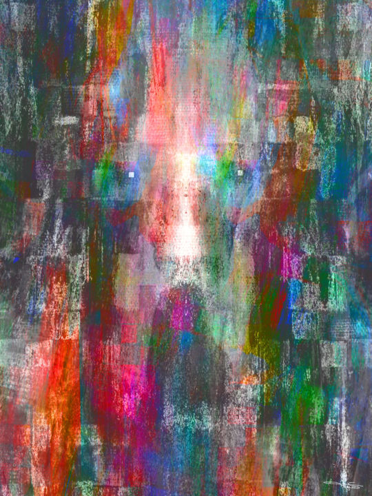 Digitale Kunst mit dem Titel "SPECTRUM" von Tegas, Original-Kunstwerk