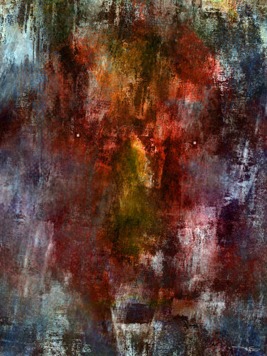 Digital Arts titled "ANGER" by Tegas, Original Artwork
