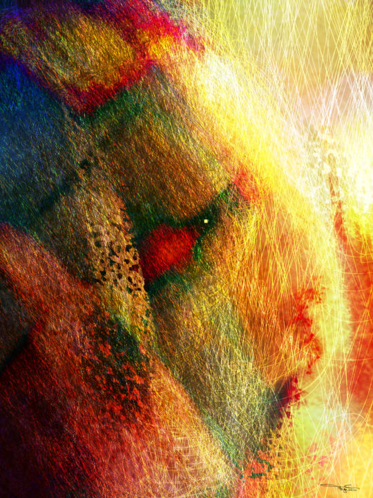 Digital Arts titled "PASSION" by Tegas, Original Artwork