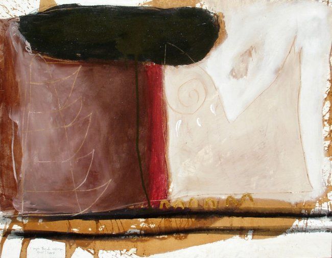 Картина под названием "Composition" - Teguh, Подлинное произведение искусства, Масло