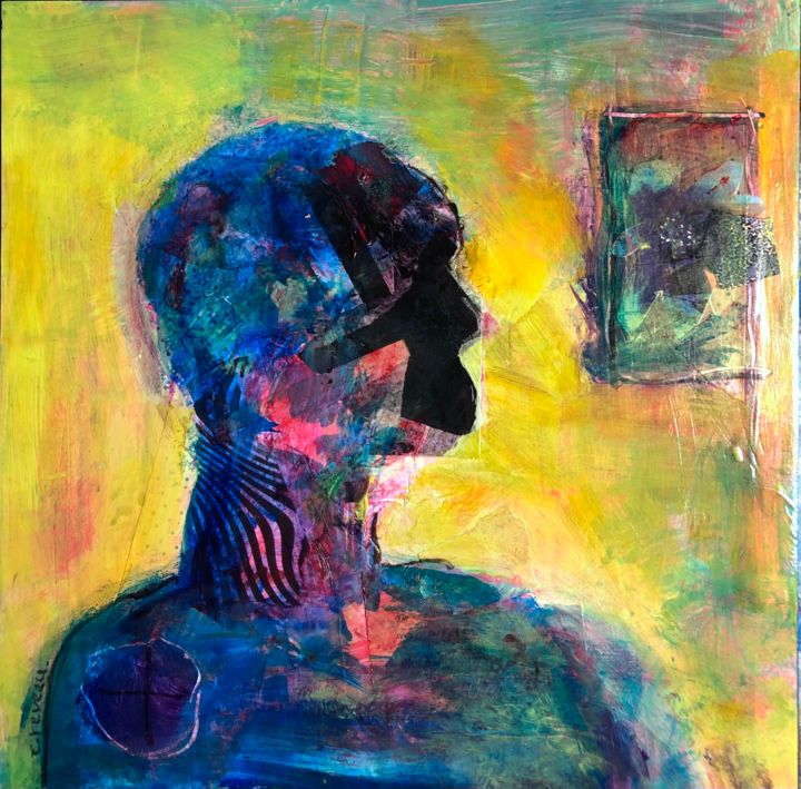 Peinture intitulée "The window" par Thomas Reveau, Œuvre d'art originale, Acrylique Monté sur Châssis